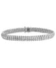 Diamond Bracelet 3 row of Diamonds
Mounted in 18K White Gold