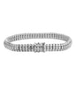 Diamond Bracelet 3 row of Diamonds
Mounted in 18K White Gold